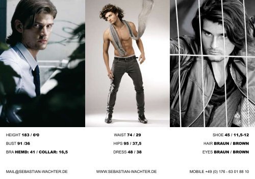 Professional Model - Sebastian Wachter