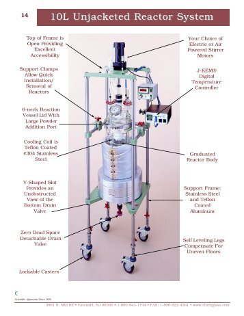 10L Unjacketed Reactor System