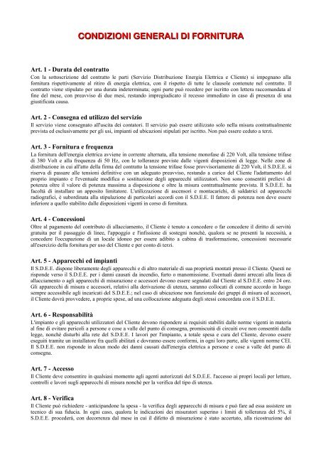 Contratto fornitura energia elettrica - .PDF