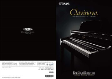 to download the Yamaha Clavinova brochure - Logans Pianos