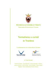 Termalismo e curisti in Trentino - ONT Osservatorio nazionale del ...