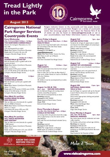 Ranger led events - Cairngorms National Park Authority