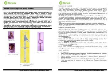 Manual Desludging Hand Pump Manual (Oxfam) - OpenIDEO