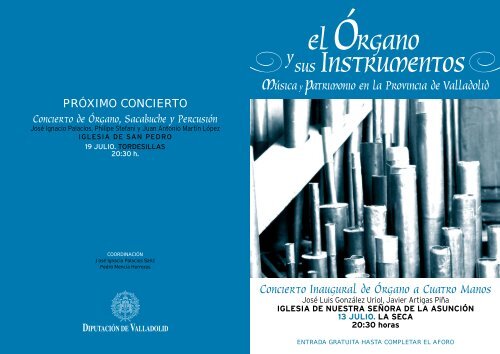 Programa completo de El Organo y sus Instrumentos.
