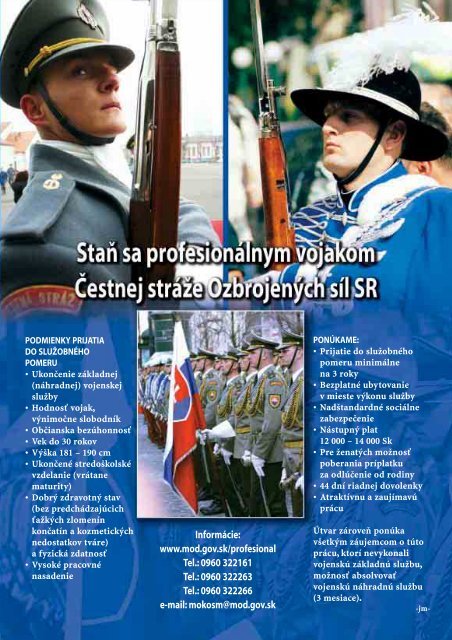 9/ roÄnÃ­k 12 10. 5. 2004 31 Sk - Ministerstvo obrany SR