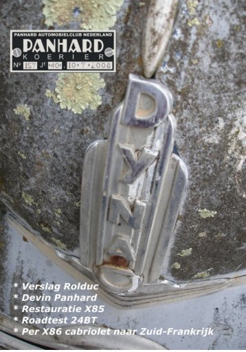 Lees Panhard Koerier 157 online - Panhardclub Nederland