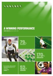 Annual Report and Accounts 2008 (pdf-file) - Unibet