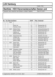 Startliste - HGV-Vierermeisterschaften  Damen und Herren im GC ...