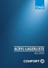ACRYL-LAGERLISTE