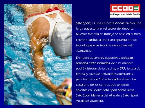Acuerdo con Sato Sport Sevilla, Santa Justa y ... - Servicios CCOO