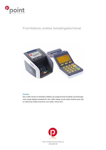 Produktblad Yomani 2-delt.pdf - Point