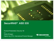 SecuriRASÃ‚Â® ASD 535 - Security-Forum