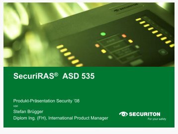 SecuriRASÃ‚Â® ASD 535 - Security-Forum