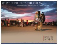 WHAT CONTINUES THE DREAM: - Nevada Arts Council