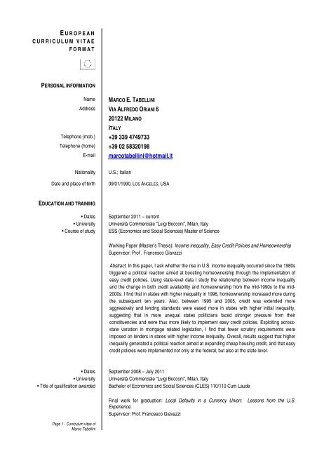 CV - IGIER