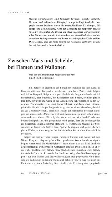 Zwischen Maas und Schelde, bei Flamen und Wallonen - ZAWM