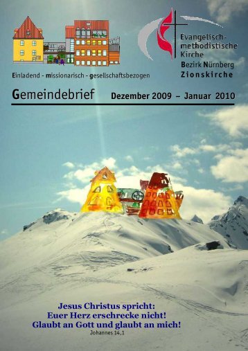 Gemeindebrief Dezember 2009 â€“ Januar 2010 - Zionsgemeinde