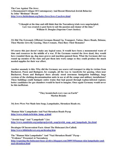 holocaust revisionism (pdf) - The Free American