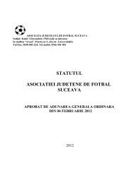 statutul asociatiei judetene de fotbal suceava - FRF-AJF.ro