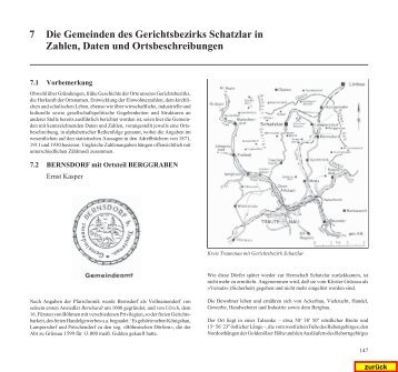 Die Gemeinden des Gerichtsbezirks in Zahlen, Daten und ...