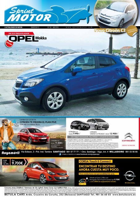Novo Citroën C3 Unha nova - Sprint Motor