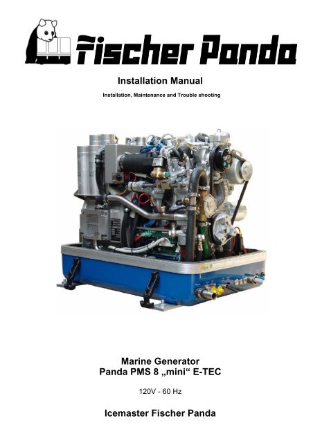 Marine Generator Panda Pms 8 A Zminia œ E Tec Icemaster Fischer