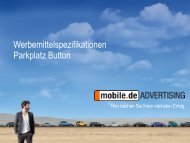 Parkplatz Button - mobile.de Advertising