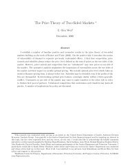 The Price Theory of Two-Sided Markets - University of Chicago ...