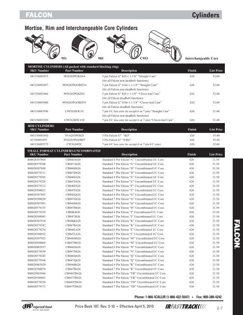 IR Fasttrack April 2010 Pricebook.pdf - Access Hardware Supply