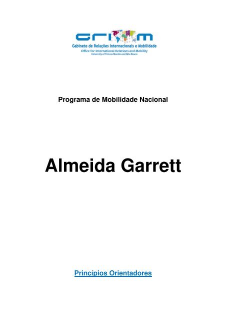 Guia de Mobilidade Almeida Garrett - Utad