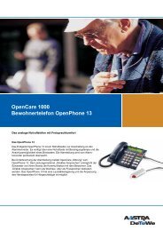 OpenCare 1000 Bewohnertelefon OpenPhone 13 - Aastra