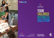 Hair, Beauty & Spa Therapies Sector Leaflet (PDF) - Trafford College