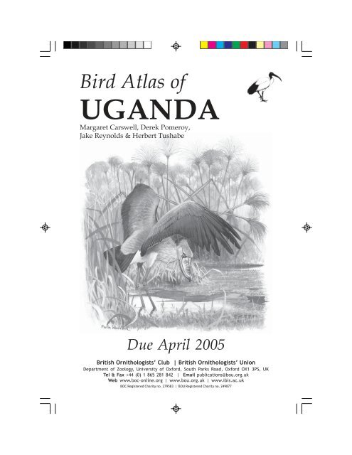 Bird Atlas of Uganda - British Ornithologists' Union