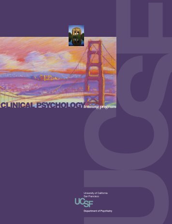Clinical Psychology Training Program - UCSF Department of ...