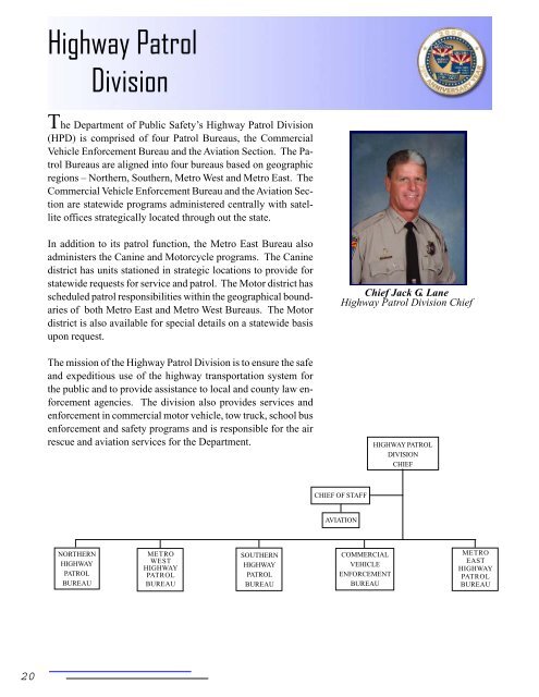 2006 DPS Annual Report - Arizona Department of Public Safety