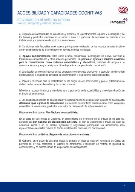 Legislación, Normativa y Estándares - Accesibilidad y capacidades ...