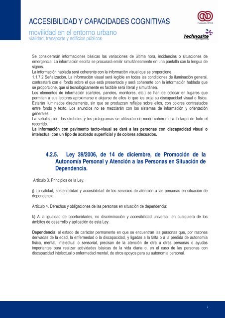 Legislación, Normativa y Estándares - Accesibilidad y capacidades ...