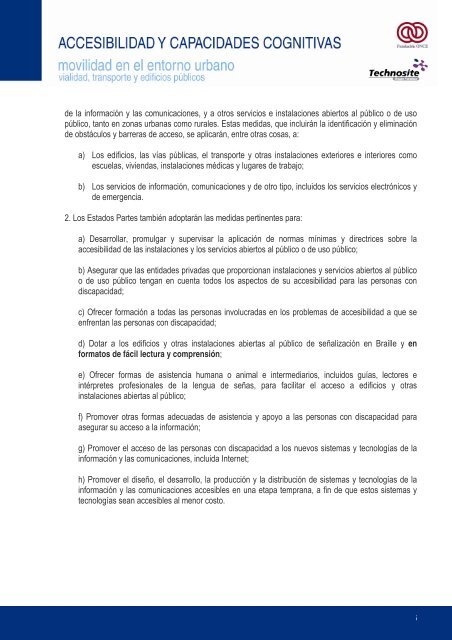 Legislación, Normativa y Estándares - Accesibilidad y capacidades ...