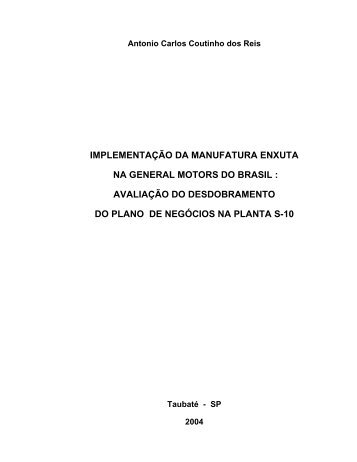 implementação da manufatura enxuta na general ... - Ppga.com.br