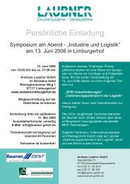 Symposium 13-6-06.pmd - Andreas Laubner GmbH