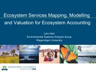 Ecosystem Services Mapping, Modelling, and Valuation for ... - Waves