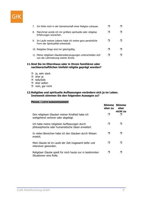 GfK OMNIBUSSYSTEM Summary - Die Zeit