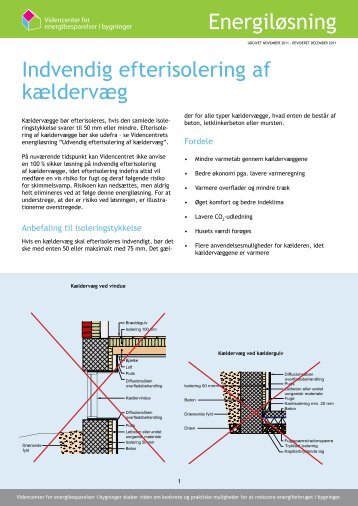 Indvendig efterisolering af kÃ¦ldervÃ¦g - Videncenter for ...