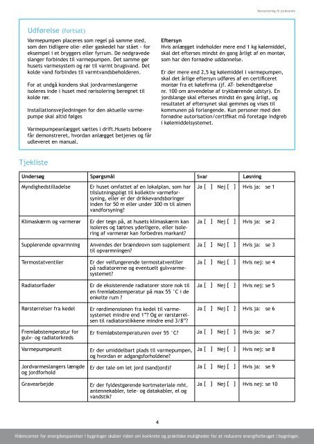 Konvertering til jordvarme - Videncenter for energibesparelser i ...