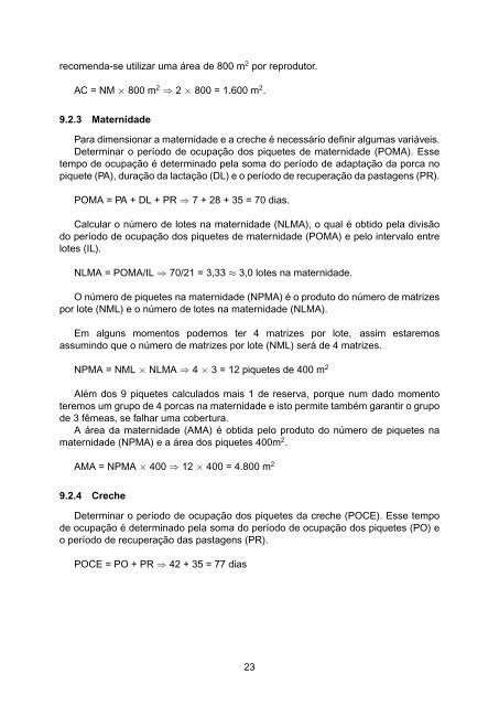 sistema intensivo de suÃ­nos criados ao ar livre â siscal - Embrapa ...