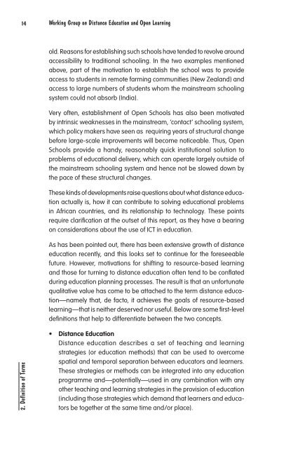 Technological Infrastructure and Use of ICT in Education in ... - ADEA