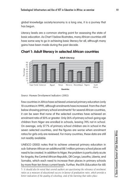 Technological Infrastructure and Use of ICT in Education in ... - ADEA