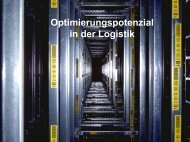 Optimierungspotenzial in der Logistik - Andreas Laubner GmbH
