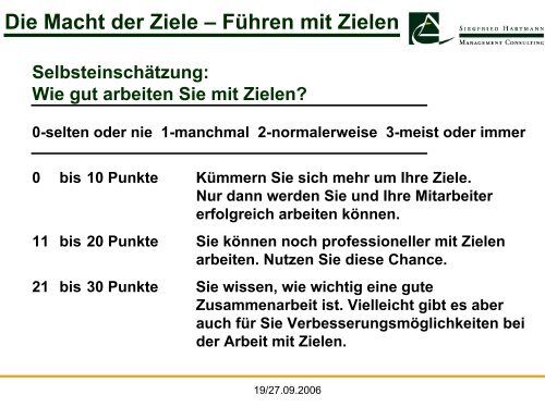 Die Macht der Ziele - Andreas Laubner GmbH