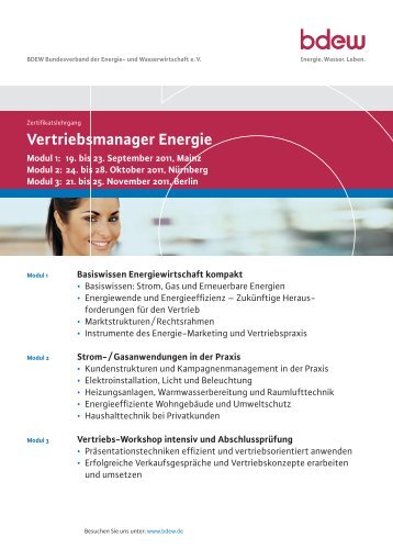 Vertriebsmanager Energie - LDEW